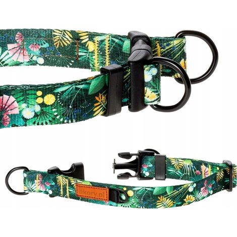 Collier à double verrouillage pour grand chien Labrador M/L 25 mm, marque polonaise Ukory (1/5)