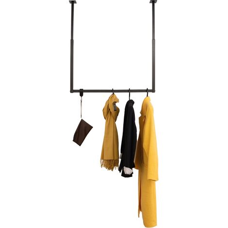 HOME DELUXE - Porte-manteau en métal avec cintre et crochet en S SWAY (1/5)