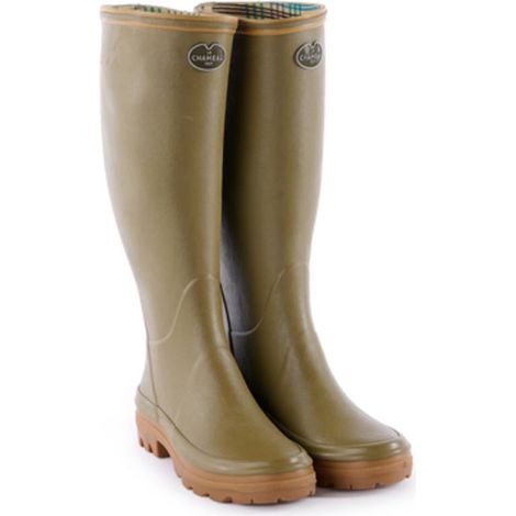 Bottes LE CHAMEAU Giverny femme vert Vierzon - CBA - Couleur Vert - Pointure chaussures 38
