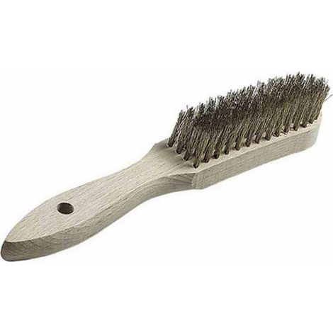 Messing Drahtbürste 4-reihig 0,30 mm Draht