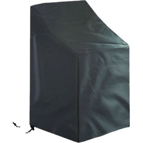 Housse Pour Chaises De Jardin Empilables - Oxford 420D - 64 x 64 x 70/120 Cm - Pour 4 À 6 Chaises (1/4)