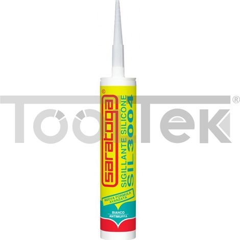 SILICONE SIGILLANTE ANTIMUFFA BIANCO UNIVERSALE 280ml SARATOGA SIL3004