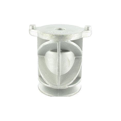 support de lame avec poulie adaptable pour GREEN TEAM, LAZER, MARAZZINI. Remplace origine: CP053274 alésage central: 22,2mm H: 7