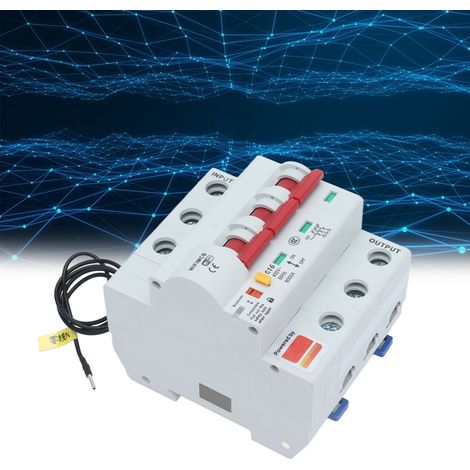 Interrupteur intelligent tripolaire avec télécommande, Wi-Fi et Bluetooth, disjoncteur 16 A (1/5)