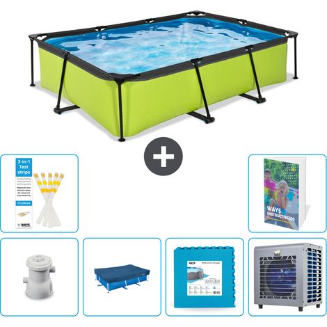 Exit-toys Piscina Exit Rettangolare - 300x200x65 cm - 7-pezzi  S253 (1/5)