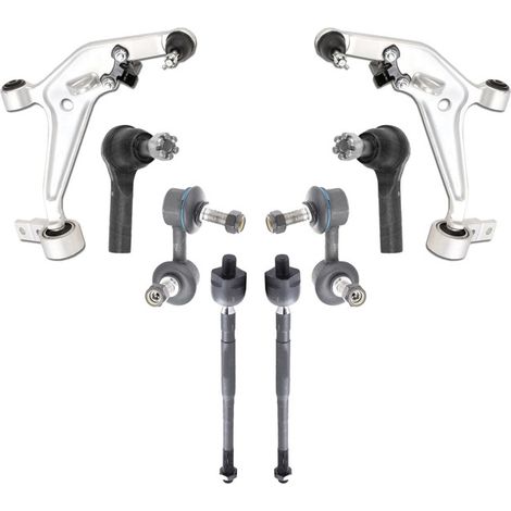 KIT BRACCIO OSCILLANTE 8 PEZZI COMPATIBILE CON NISSAN X-TRAIL I (T30) 2.0 4x4 / Kit Sospensione Completo OE/OEM / Bracci Oscillanti + Testine Sterzo / Sostituzione Diretta OEM