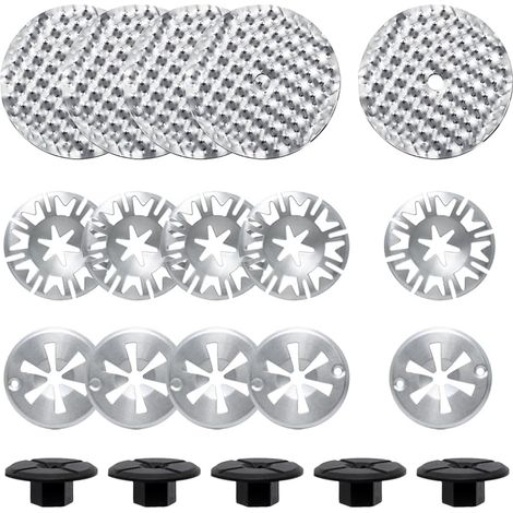 20 Pièces Disques de Serrage Kit de Réparation de Bouclier Thermique Rondelles de Verrouillage Pare Chaleur Echappement pour Montage de Boucliers (1/5)