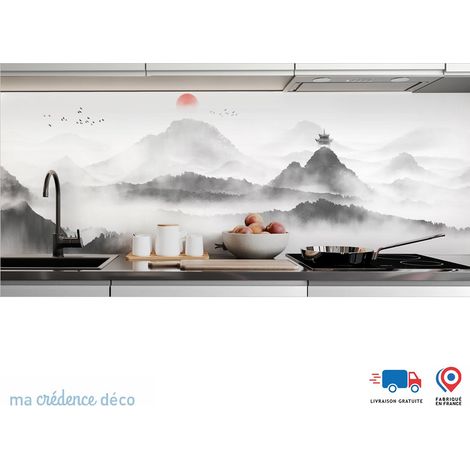 Crédence : Estampe japonaise 5 - Alu composite - 180 - 60 (1/3)