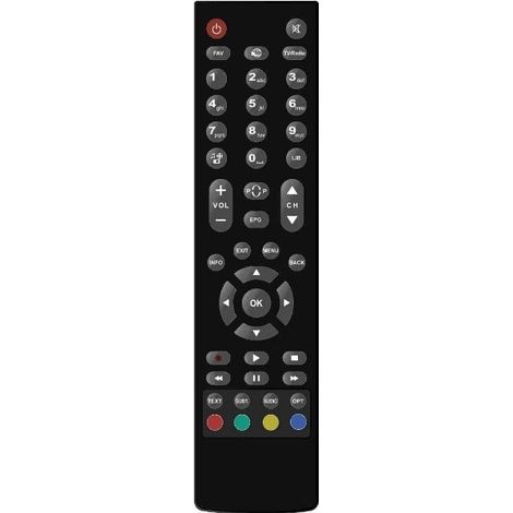 TRIAX Télécommande d'origine pour récepteur THR9800 / 9700 / 9850 / 9860 / 7000 / 7400 / 7500