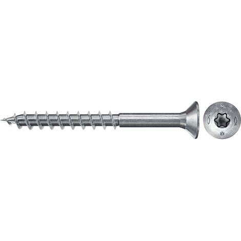 50 Vis Power-Fast FPF-II-CTP Ø4 x 60 mm, tête fraisée TX, filetage partiel - Fischer