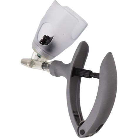 Seringue vétérinaire automatique à débit continu réglable pour bovins, chèvres, porcs et vaches (0,1 à 2 ml). (1/5)