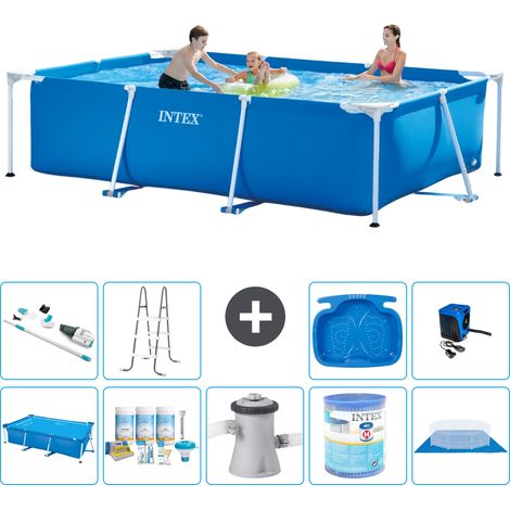 Intex Piscina con struttura Rettangolare - 300x200x75 cm - 7-pezzi  S40239 (1/5)