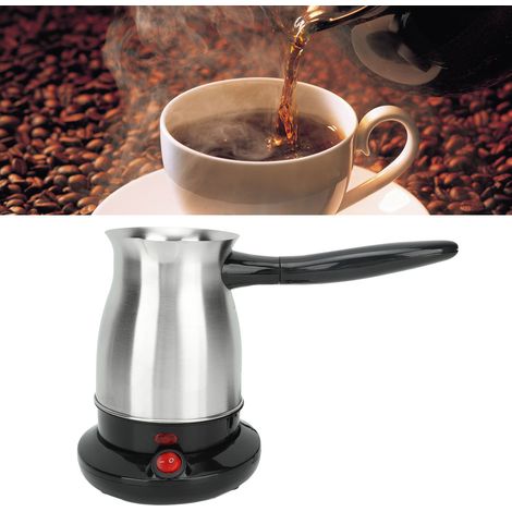 Elektrische Kaffeethermoskanne aus Edelstahl, 600 ml – 600 W, Schnellheizfunktion, isoliert, mit Überlaufschutz (1/5)