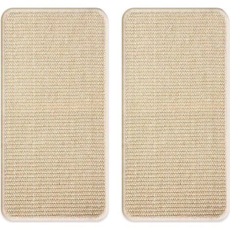 Tapis griffoir pour chat-KAL-Lot de 2 tapis griffoir antidérapants pour chat,protection murs et coins,50×25cm (1/5)
