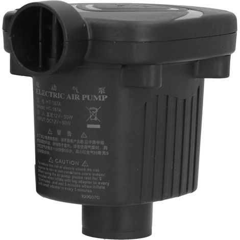 Pompe à air DC12V 50W avec 2 embouts fonctionnels, légère, pour bateau pneumatique (1/5)