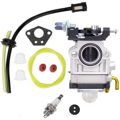 Vergaser-Reparatursatz für 52-cm³-, 49-cm³- und 43-cm³-Motoren von Freischneidern. Zündkerze. Kraftstofffilter.