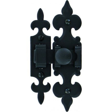 Targette Montségur noir BRIONNE - 110x28 - 1110111NR (1/2)