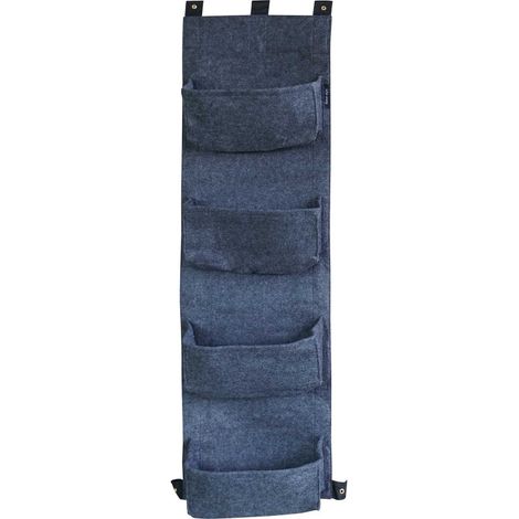 Mur végétal 4 sacs gris anthracite en feutre géotextile