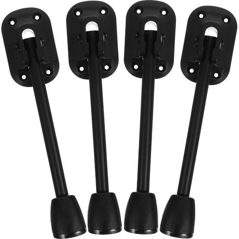 Pieds de Table Pliants Robustes en Fer Noir, Lot de 4 Pieds de Table Pliables, Design Pliant, Usage de Remplacement pour Tables D’appoint et Tables à Manger (1/5)