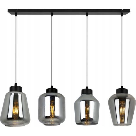 MODERNE ELEGANTE HÄNGELAMPE MIT GLASSCHIRM (1/5)