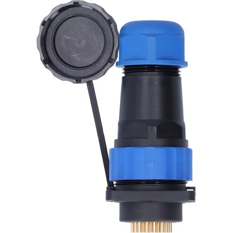 Connecteur étanche à bride carrée, 4 trous, pour câble d'alimentation aéronautique, 250 V CA, 5 A, SP2822 (1/5)