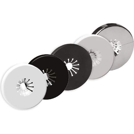 Rosone a parete in plastica per valvole e detentori serie TopFAR e LadyFAR 0441 Bianco lucido