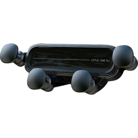 Jeffergarden Support de téléphone de voiture à gravité amélioré verrouillage automatique mains libres mini support de téléphone pour grille d'aération de voiture pour téléphone de 47 à 69 pouces gris (1/4)
