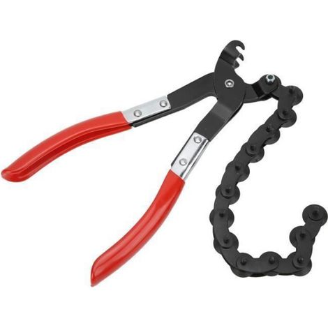 BOY - Chaîne de coupe de tuyau d'échappement de 23,5 cm/9,25 po en acier inoxydable universel pour tuyau cuivre en PVC de (1/4)