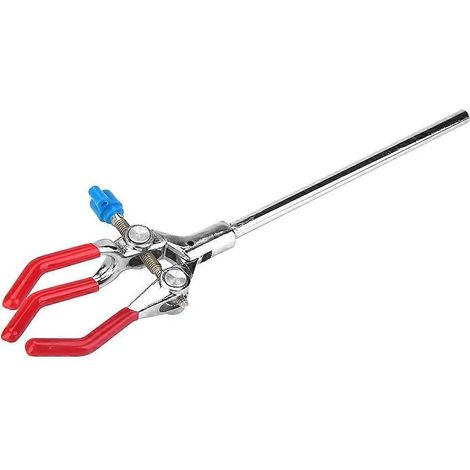 Laborinstrument Chemische Dreibackenklemme Zinklegierung Retortenständer Kondensatorhalter (groß)