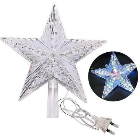 Étoile de Noël lumineuse à cinq branches avec éclairage LED, étanche IP65, économe en énergie (1/5)
