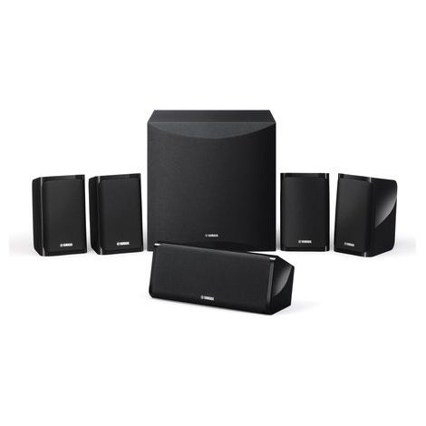 Yamaha Sistema di Diffusori Home Theater NS-P41 a 5.1 Canali e Subwoofer da 100 Watt Colore Nero