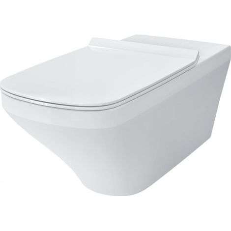 Siège de WC Duravit DuraStyle sans SoftClos, e charnières en (1/5)