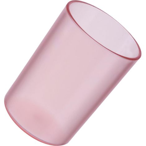 Gobelet Brosse à Dents Transparent Tasse à Eau Salle de Bain et Lisse pour Enfants et Adultes Support Polyvalent 3 virgule 94In X 2 (1/4)