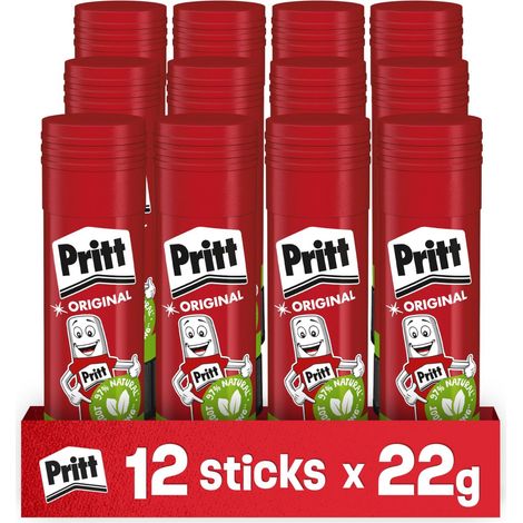 Pritt Colla Stick Pritt 12 Pezzi 22 gr (1/5)