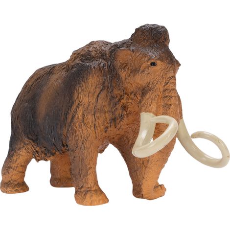 Figurine de mammouth, simulation d'éléphant en plastique solide, modèle d'animal pour la maison et le bureau (1/5)