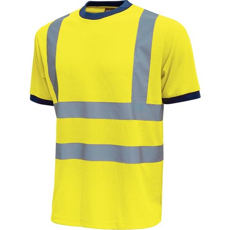 T-shirt alta visibilità Glitter Yellow Fluo tg. 4XL (1/2)