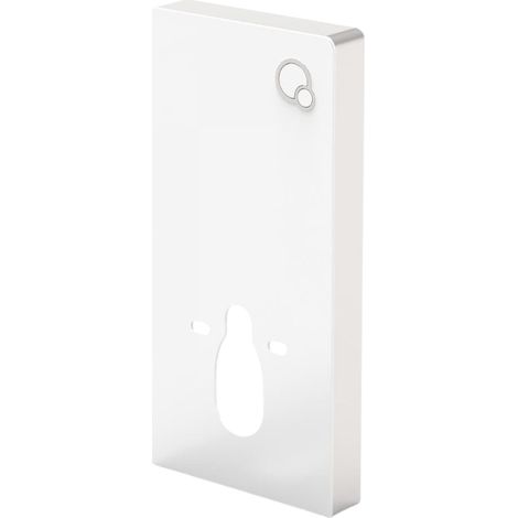 Glass Vorwandelement für Wand-WC, Höhe 100,3 cm, 2-Mengen-Spülung 3/6 L, weiß (SATAMGW)