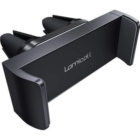 Support Téléphone Voiture, Support à Grille d'Aération avec Rotation 360°- Support Berceau pour iPhone 17 Pro Max Air, 16 15 14 13 12 11 Pro Max Plus Mini XS XR, Huawei, Samsung, Smartphones (1/5)