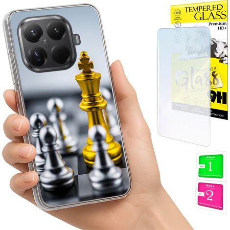 Funda para Xiaomi 15T Pro con cubierta trasera y cristal 9H (1/5)