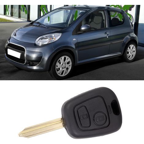 ABS-Autoschlüsselgehäuse mit 2 Tasten für Citroen C1 C2 C3 C4 Xsara Picasso