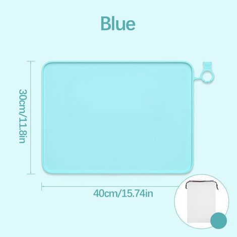 Placemat - En Silicone Alimentaire - Antidérapant Résistant À La Chaleur Et Aux Huiles - 30 X 40 Cm - Pour Enfants De 1 À 12 Ans - 1 Pièce (1/5)