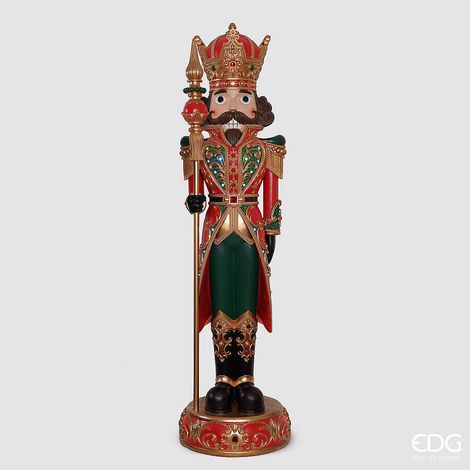EDG Enzo De Gasperi Decoro Natale Soldatino Imperial Gigante H 245 Cm D 70 Cm  Musica + Led PEZZO DA ESPOSIZIONE, RITIRO SOLO IN SEDE