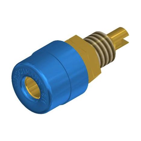 Douille banane Ø de la broche: 4 mm Hirschmann Test & Measurement BIL 20 Au 930176702 bleu 1 pc(s) (1/2)