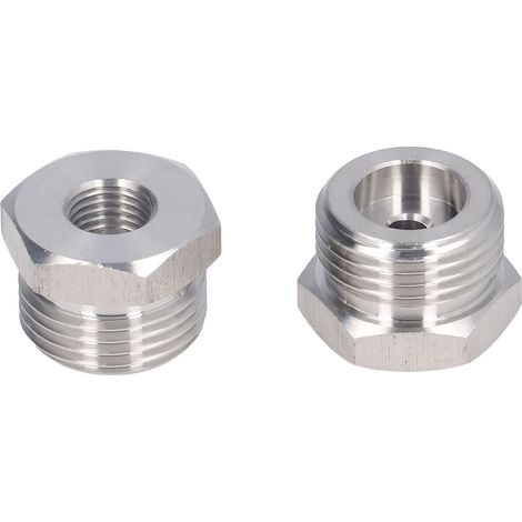 Lot de 2 adaptateurs pour fût de cola, connecteur distributeur, filetage mâle G5/8, filetage femelle 1/4 MFL (1/5)