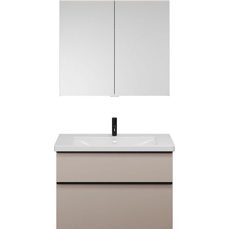 burgbad Eqio Set, bestehend aus Spiegelschrank,