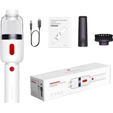 Aspirateur balai sans fil pour voiture, mini rechargeable portatif à main, nettoyage maison cuisine (1/5)