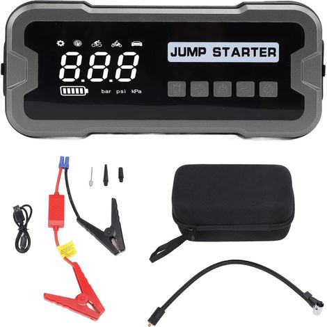 Démarreur de Saut au Lithium Portable 12 V, Alimentation de Démarrage d'urgence avec Lumière LED et Mode SOS, pour Un Contrôle Précis et Un Démarrage Sûr (1/5)