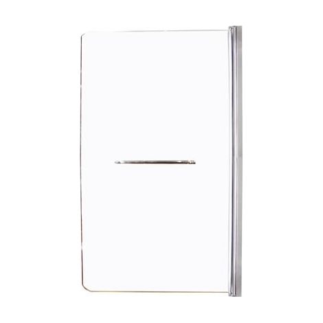 ONDEE ZEN - Pare-baignoire ICY - Paroi 85x140x0,5cm - Verre trempé - Finition chromé (1/3)