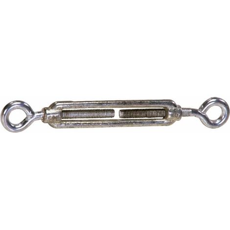 Lem Select – Tendeur à cage 2 anneaux – Charge maxi 1770 kg – Acier Fe430B – Filetage Ø 16 mm – Longueur mini 280 mm, maxi 412 mm