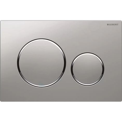PLACCA DI COMANDO SIGMA20 DOPPIO TASTO  SATINATA CROMO GEBERIT